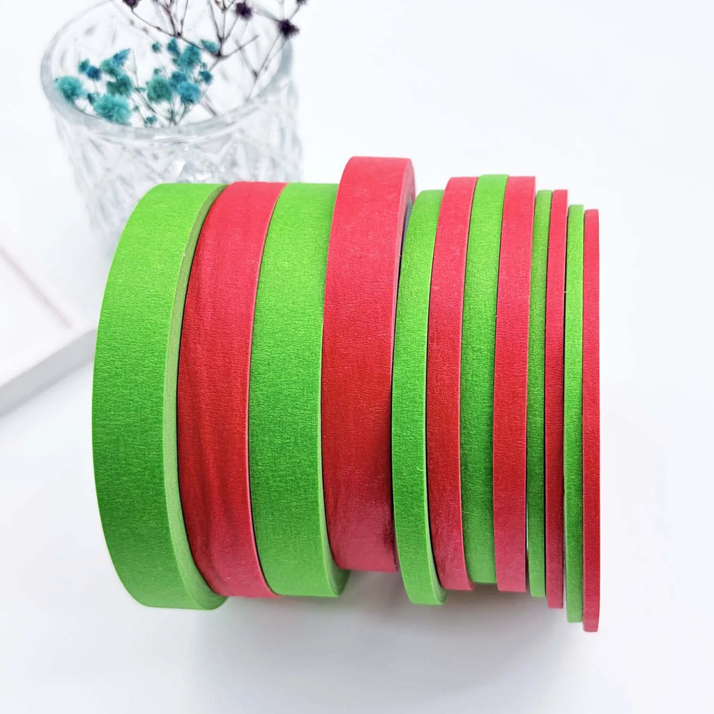 3 Pack Green Painters Tape – Multi-Size Masking Tape DIY & Art
