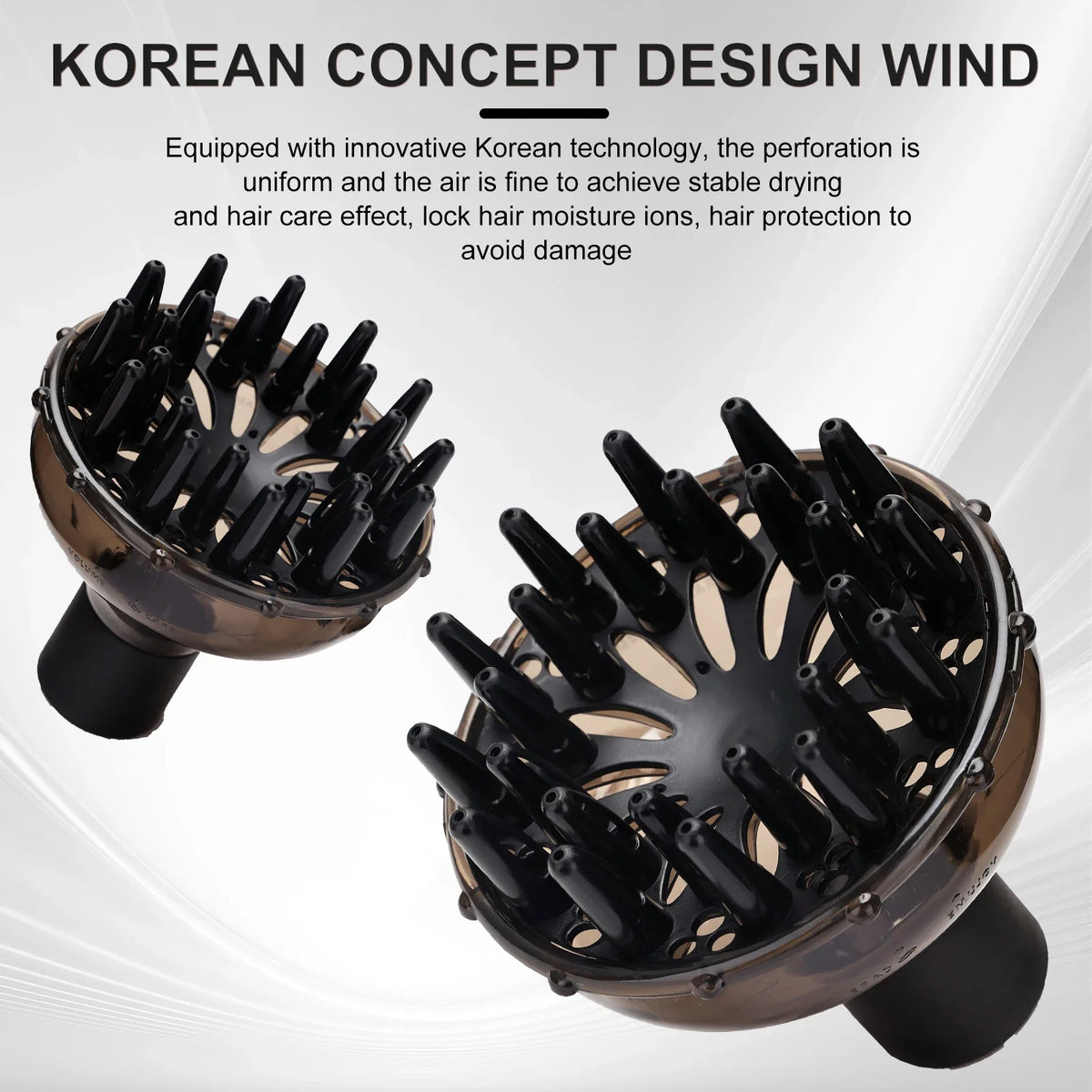 Silicone Hair Dryer Diffuser Cover for Curly Hair Styling