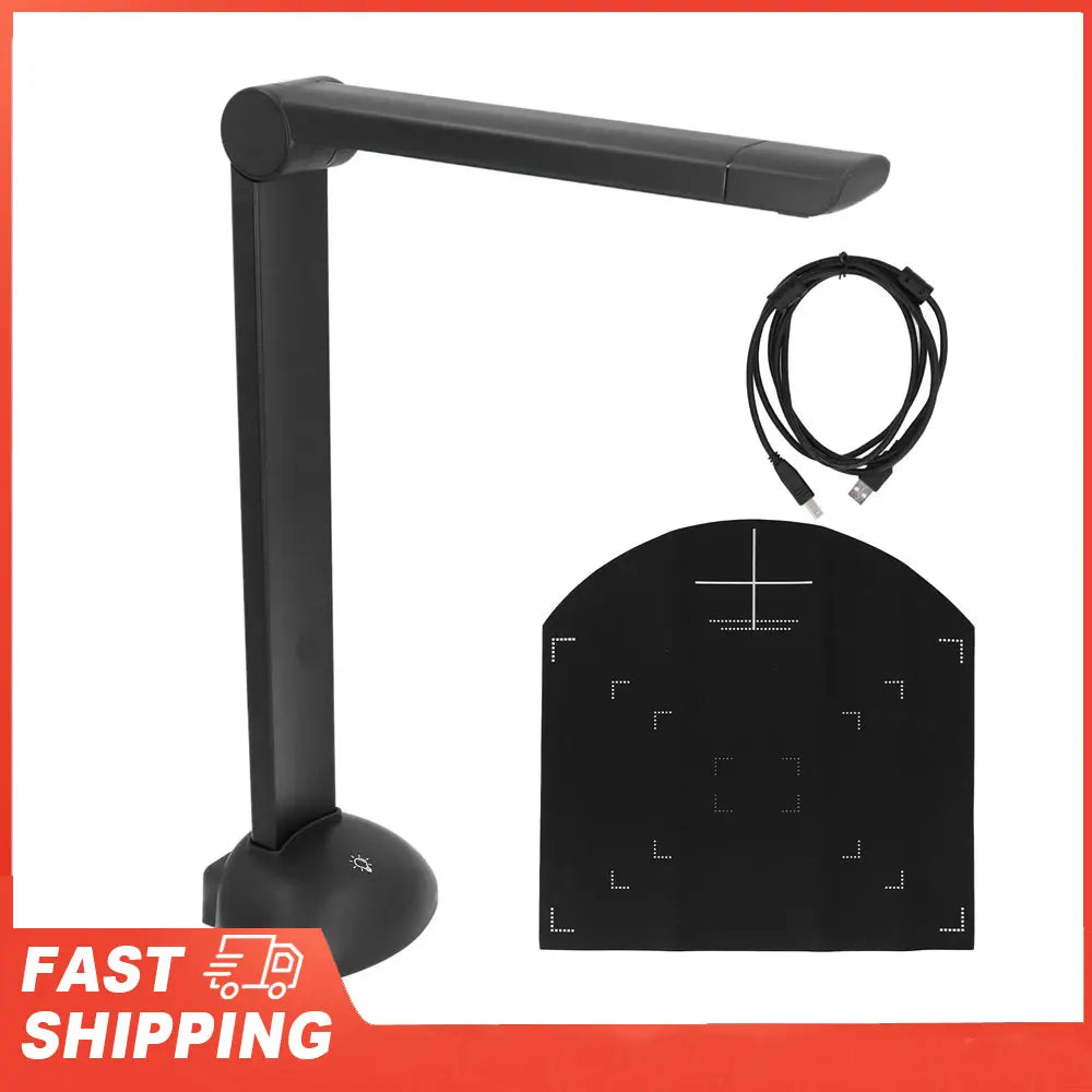 12MP HD File Scanner Document LED Light 3672x2856 Resolution Scanning
