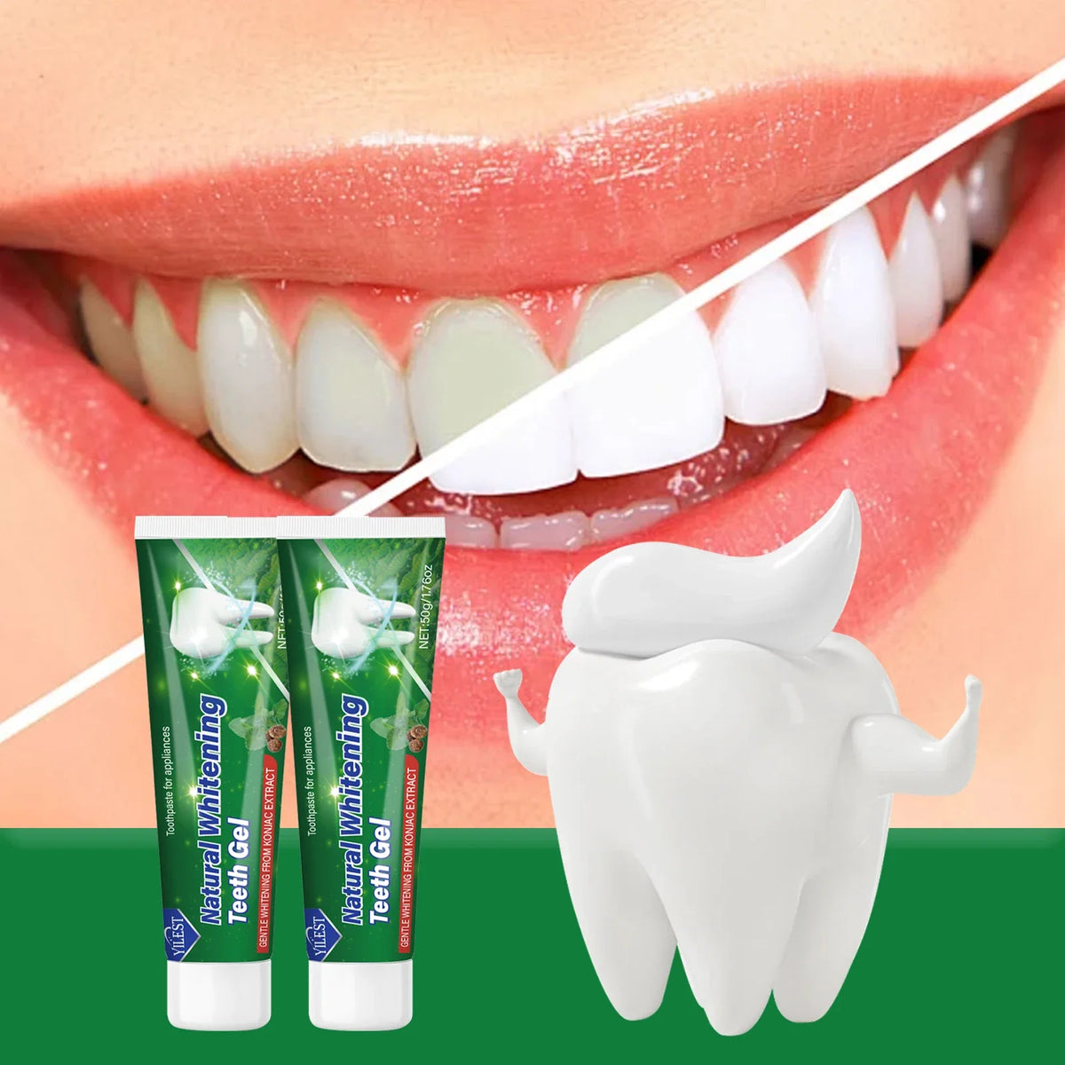 Natural Whitening Toothpaste – Remove Plaque & Stains