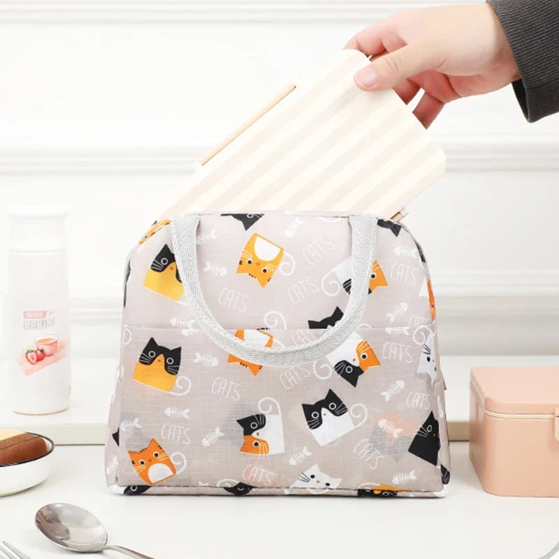 Portable Lunch Bags Thermal Insulation Box Storage Bag Children's