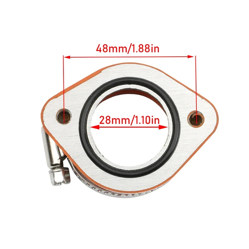 Motorcycle Carburetor Adapter Inlet Intake Pipe PE26 28 30 PWK21 24