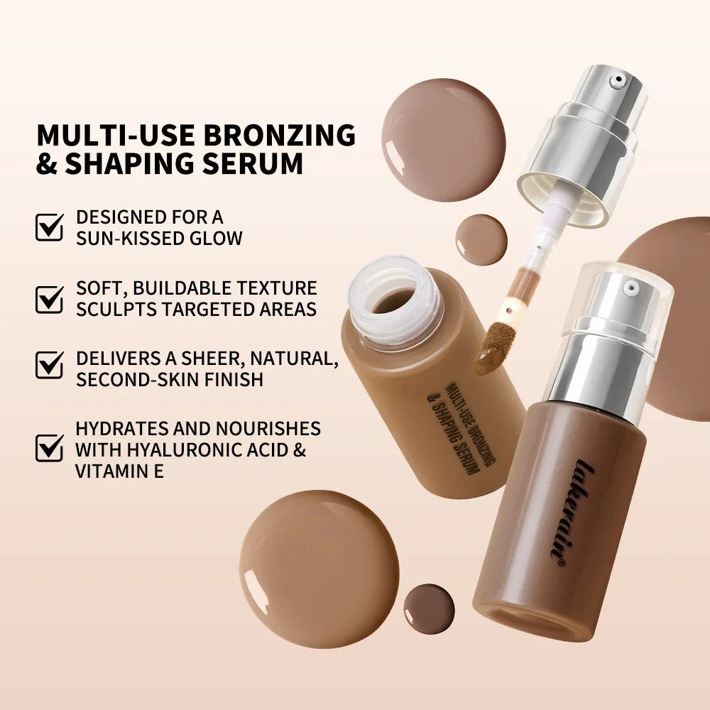 Bronzing Contouring Serum Foundation | Hydrating Concealer