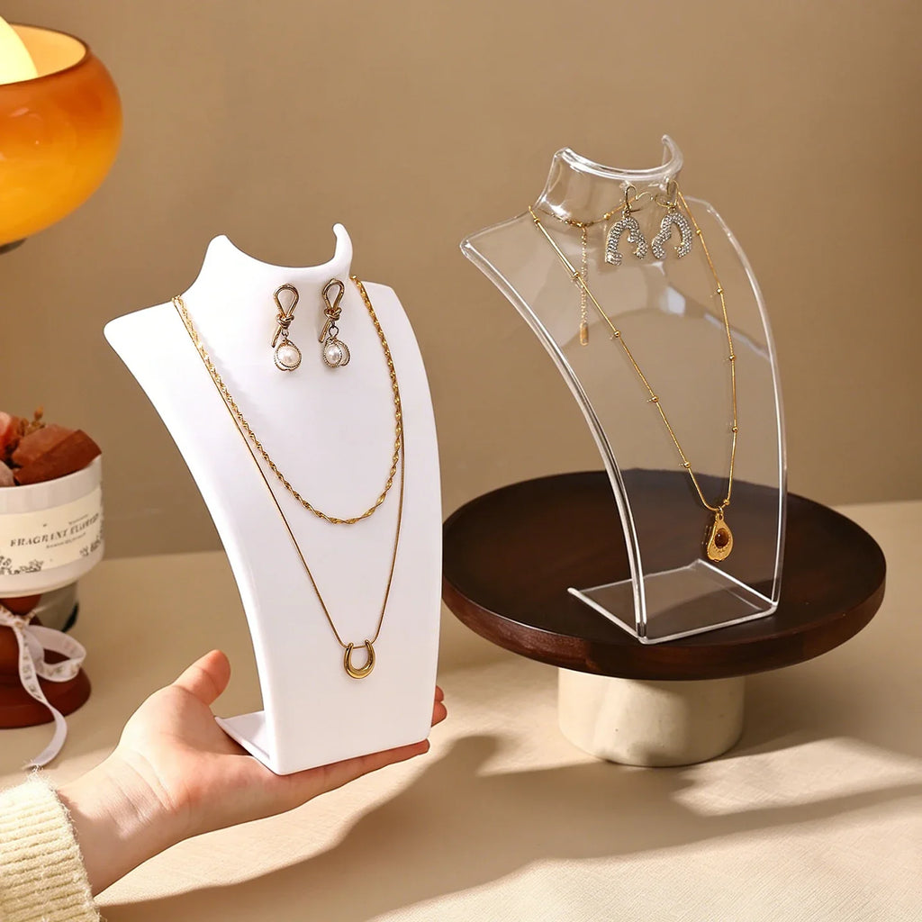 1 Portrait Jewelry Display Stand Vertical Necklace Earring Storage