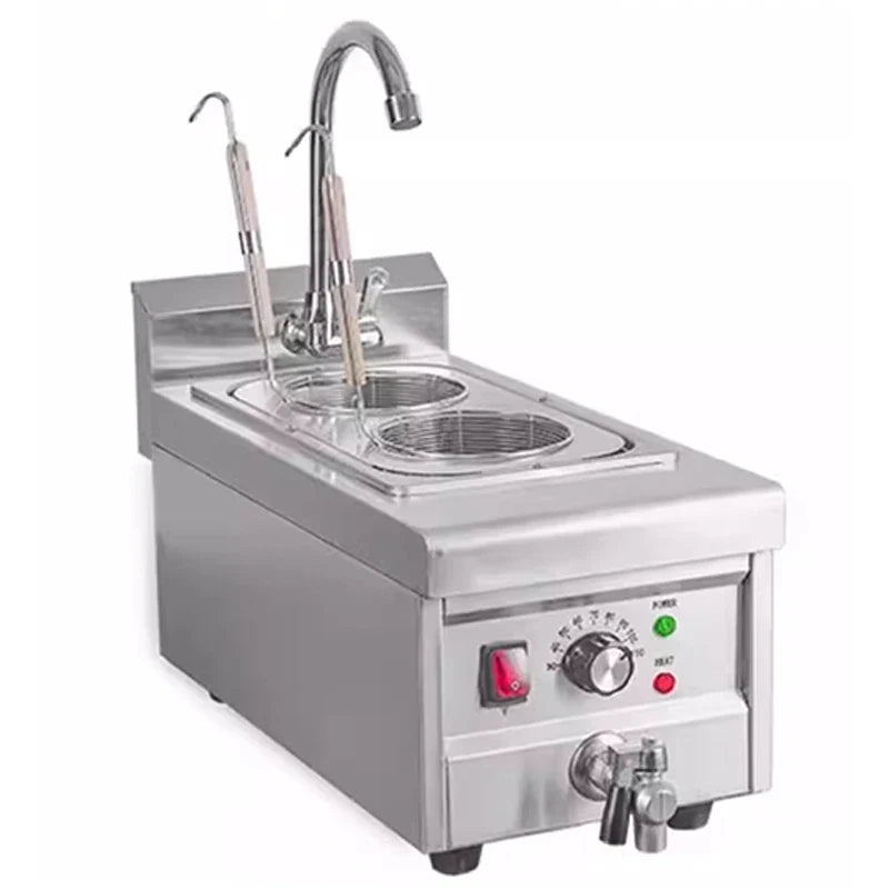 Commercial 4-Basket Electric Pasta Boiler | Tabletop Noodle Cooker