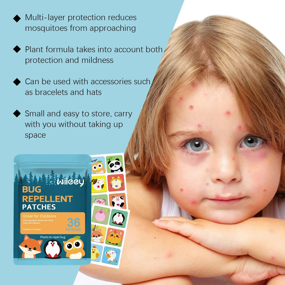 Gentle Herbal Body Care Patch – Waterproof & Portable
