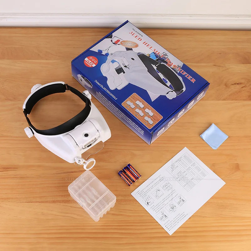 Head-Mounted Magnifier – Jewellery Loupe & Watchmaker Tool