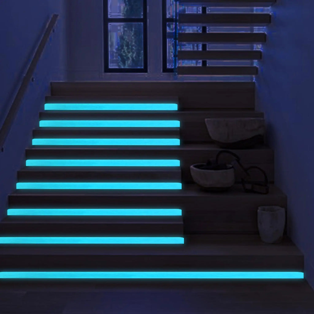 Glow-in-the-Dark Tape – Fluorescent Safety Tape for Stairs