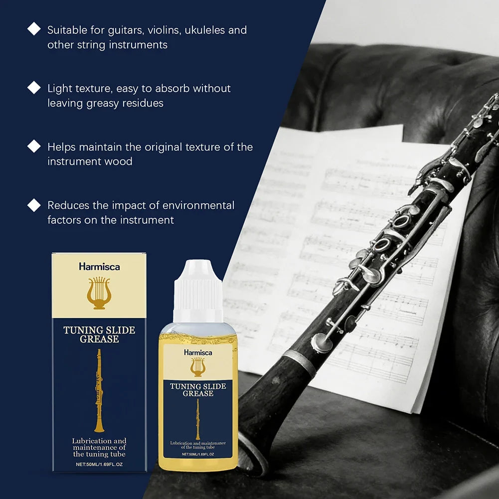 Brass Instrument Tuning Slide Grease | Anti-Stick 50ml Lube