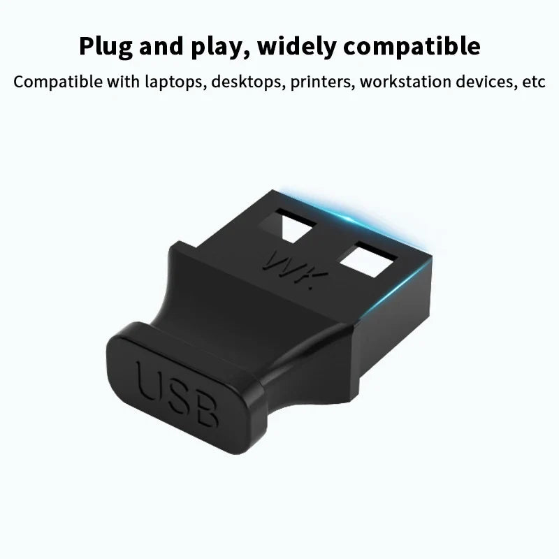 USB Type-A Dust Plugs 5/10 Pack – Port Covers with Handle