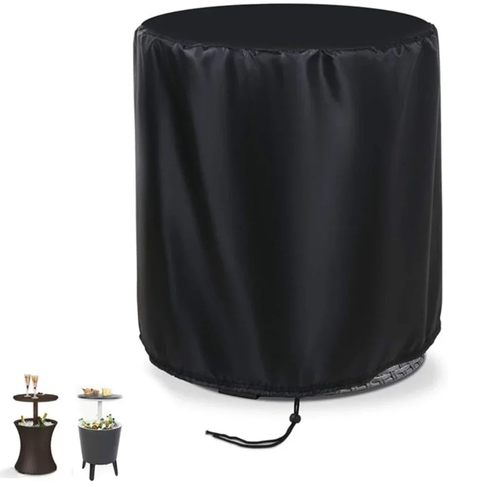 Small Round Patio Table Cover 52x58cm | 210D Oxford Waterproof