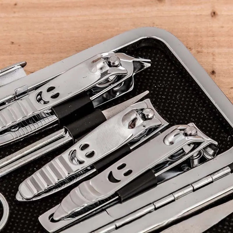 11-Piece Smiley Nail Clipper & Trimmer Set | Stainless Steel