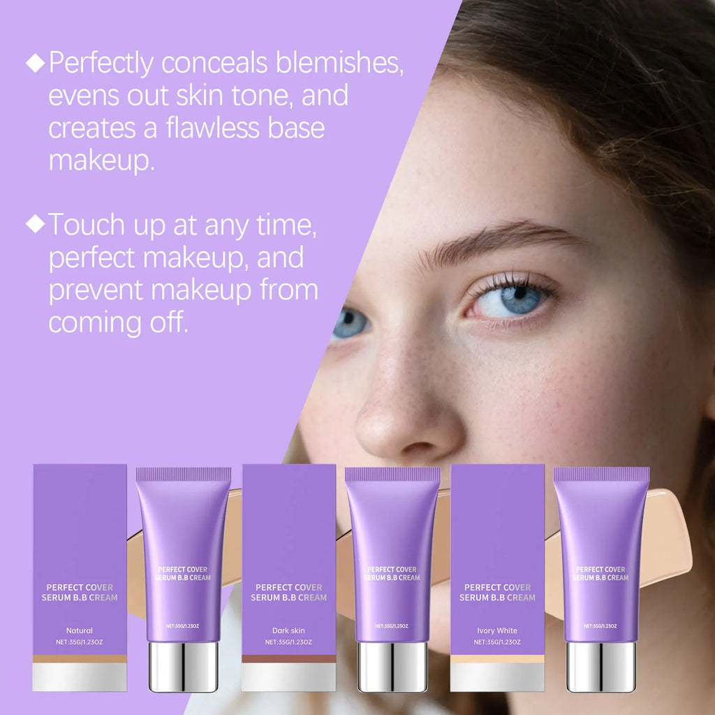 Perfect Cover BB Cream – Hyaluronic Acid, SPF & Full Coverage