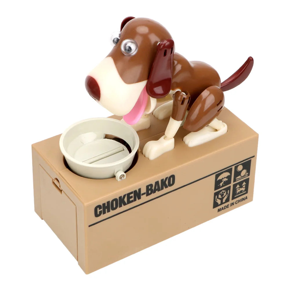 Robotic Dog Coin Bank – Interactive Electronic Piggy Bank for Kids