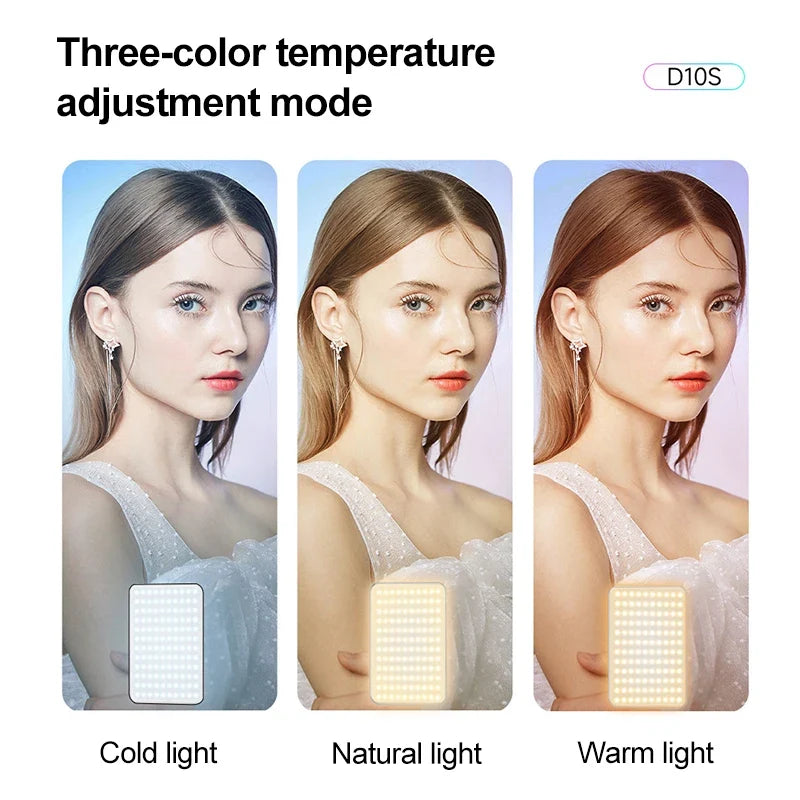 Mobile Phone Full-color RGB Fill Light Led Selfie Video Shooting