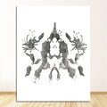 Rorschach Test Canvas Wall Art | Psychologist Gift Print