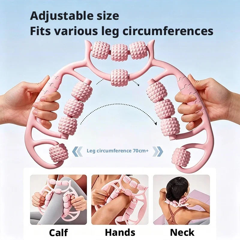 18-Roller 360° Leg Massage Roller | Calf & Thigh Slimming