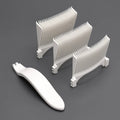 3-Size Long Handle Barber Flat Top Cutting Comb Set