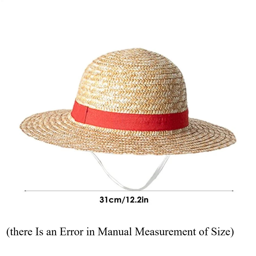 Unisex Straw Sun Hat – Beach, Festival & Costume Prop