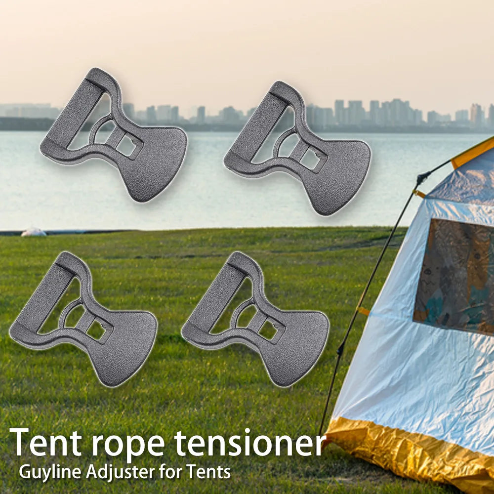 10-Pack Adjustable Tent Canopy Windproof Rope Buckle Clips