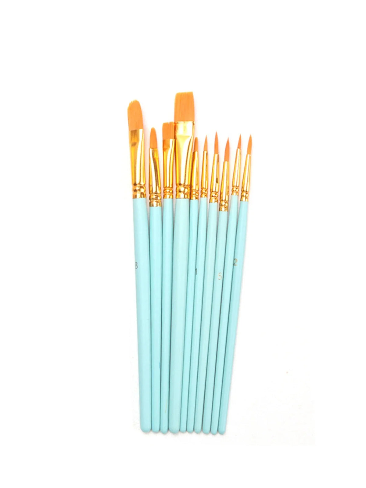 Professional Acrylic Paint Brush Nylon Hair Brushes All Purpose Oil