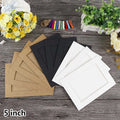 10-Pack Kraft Paper Hanging Photo Frames 5 & 7 Inch Wall Decor