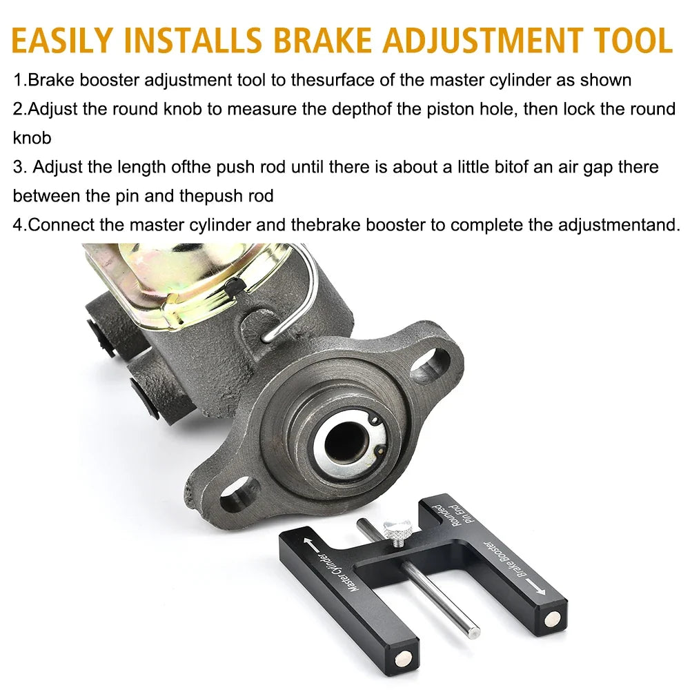 Brake Booster Push Rod Adjustment Tool | Master Cylinder Gauge