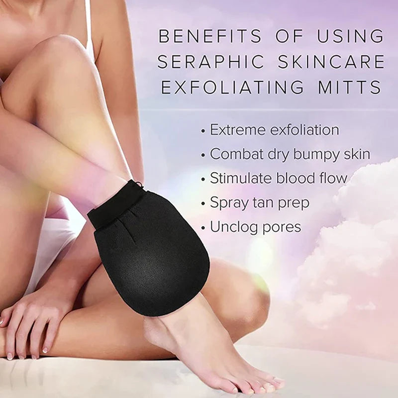 Moroccan Kessa Hammam Exfoliating Glove – Body Scrub Bath Mitt