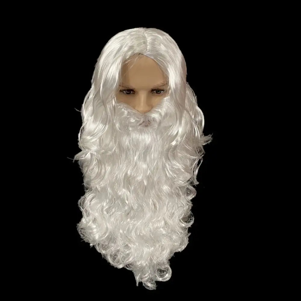 Santa Claus Wig & Beard Set | Unisex Christmas Cosplay Prop