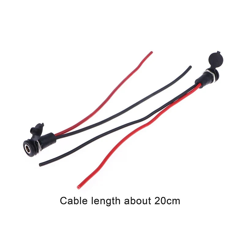 DC Power Female Cable Wired 5 2 1 Socket Current All Male Plug Contor