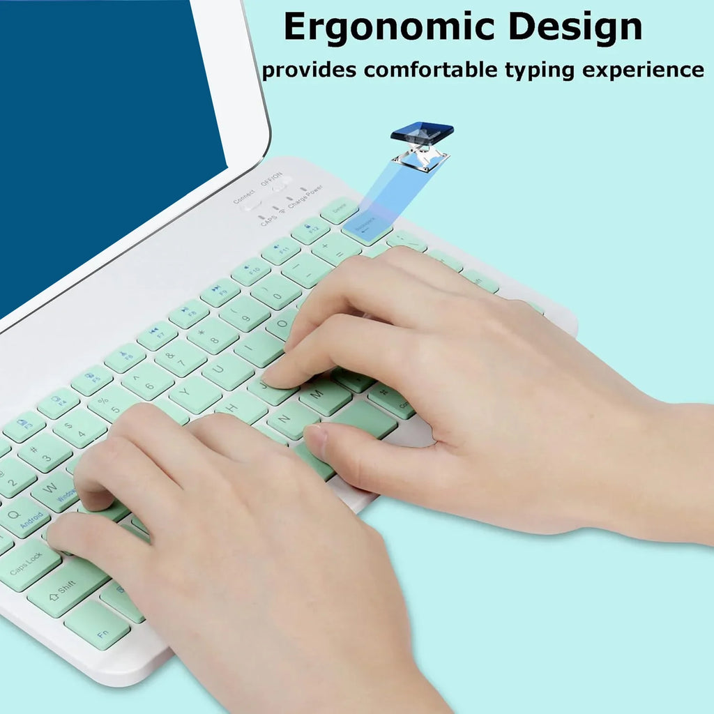 Ultra-slim Wireless Keyboard Mini 78-Key Bluetooth-compatible