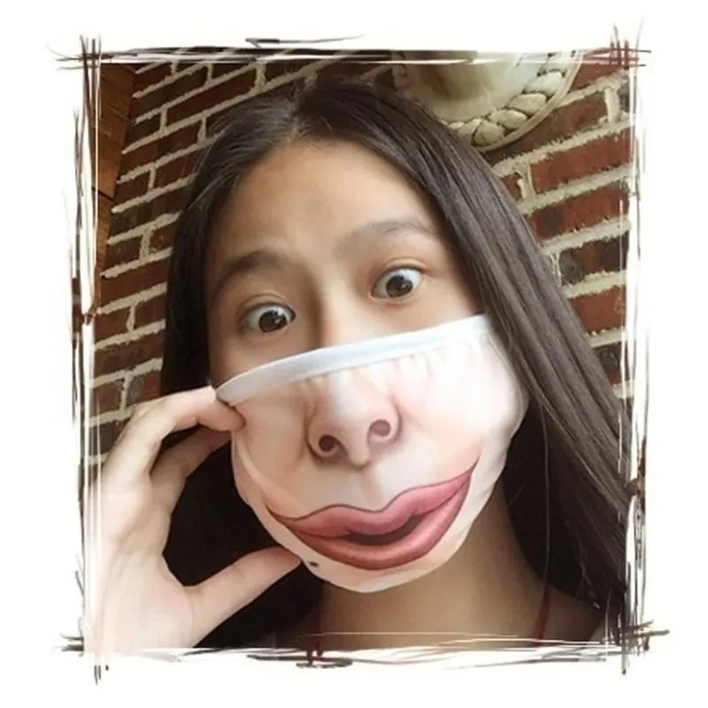 3D Puppy Face Mask – Soft Cotton Funny Unisex Animal Mouth Mask