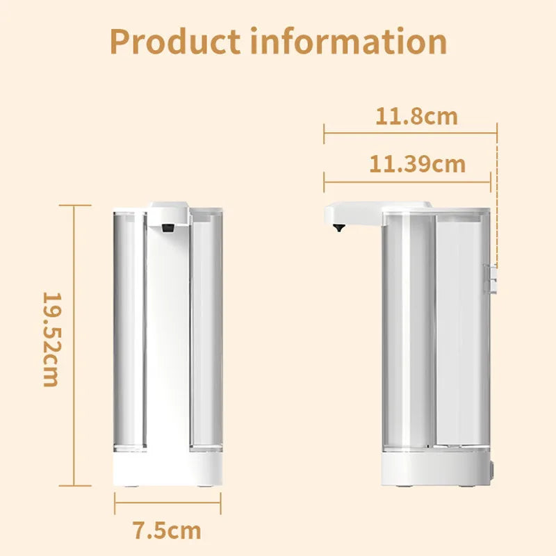 BALASHOV Touchless Sensor Soap Dispenser 500ml – USB-C
