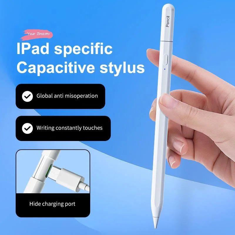 iPad Stylus Pen with LED Power & Palm Rejection | Capacitive