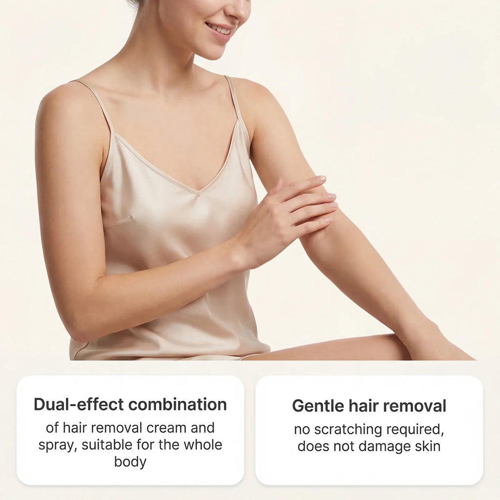 Depilatory Cream Kit – Legs, Underarms & Body Hair Remover