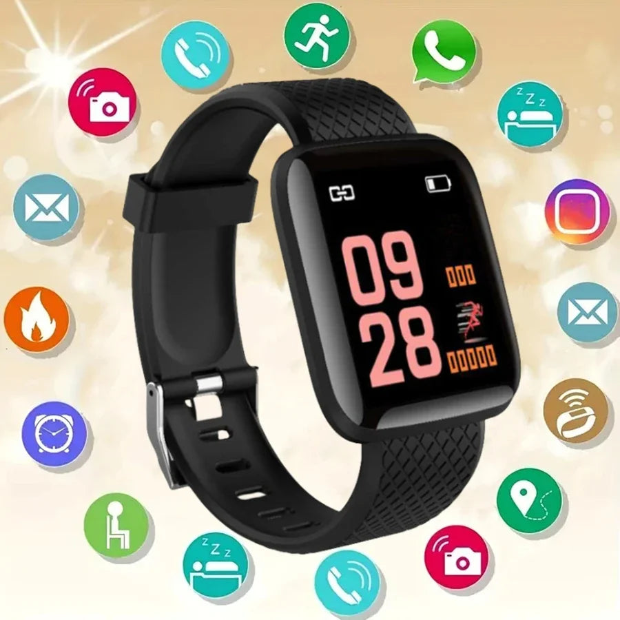 Smart Watch Fitness Tracker | Heart Rate, Sleep & Step Monitor