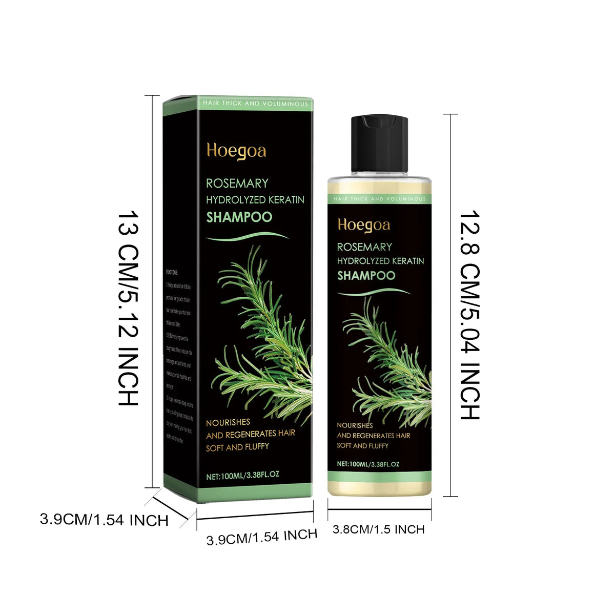 HOEGOA Rosemary Hair Growth Anti-Dandruff Shampoo 100ml