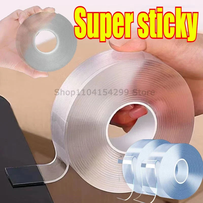 Double-Sided Nano Tape – Waterproof, Reusable, Extra Strong