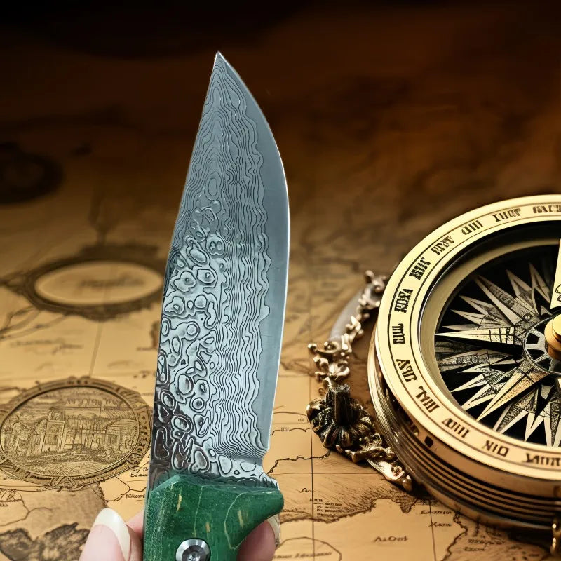 Damascus Steel Boning Knife – Hand-Forged VG10 Chef's Knife