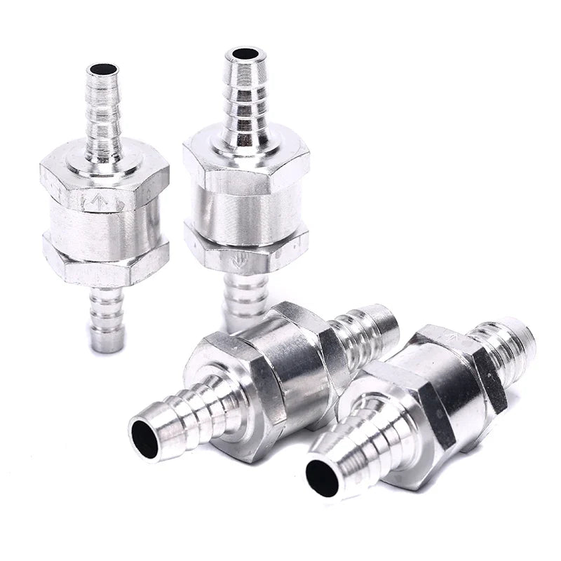 One Way 6 8 10 4 Aluminium Alloy Fuel Non Return Check Valve Fit