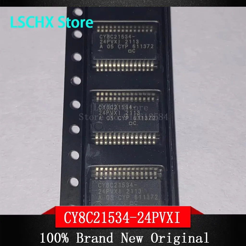 5pcs Cypress Microcontroller & USB IC Chips – Mixed IC Lot