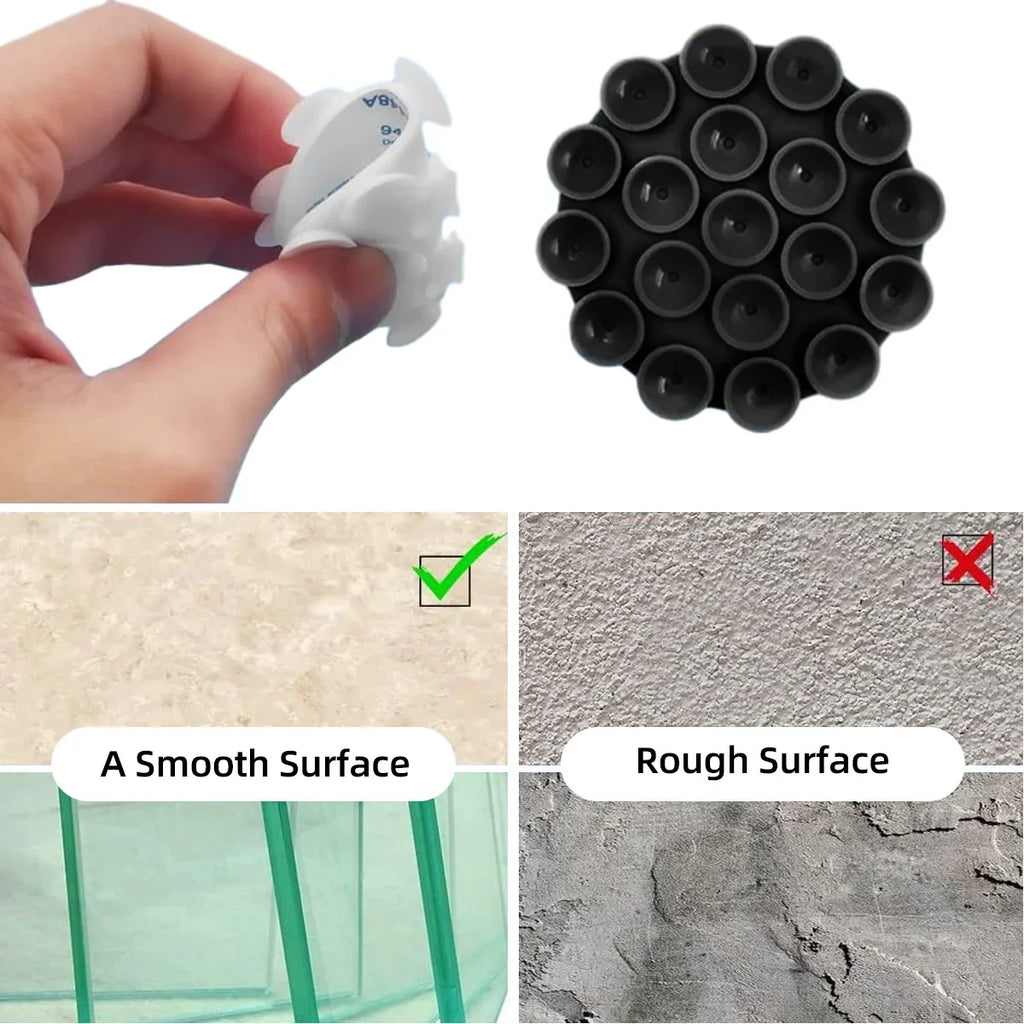 Silicone Suction Cup Phone Holder – Double-Sided Wall Mount