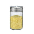 Glass Spice Jar with Airtight Aluminum Cap | Empty Spice Bottle