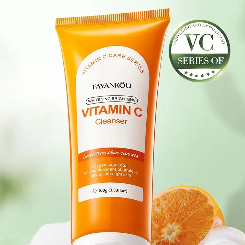 REAROYA Vitamin C Foam Face Wash – Brightening Cleanser 100g