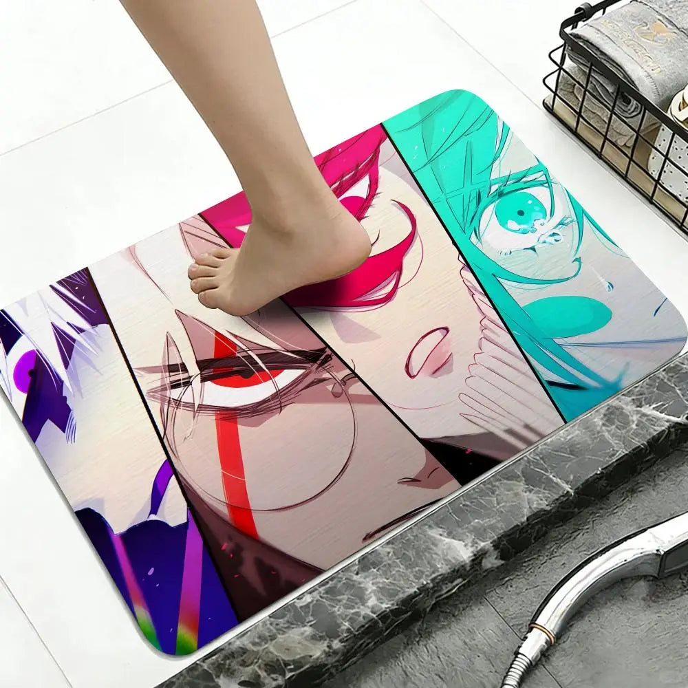 Dandadan Anime Diatomite Bath Mat – Quick Dry & Non-Slip