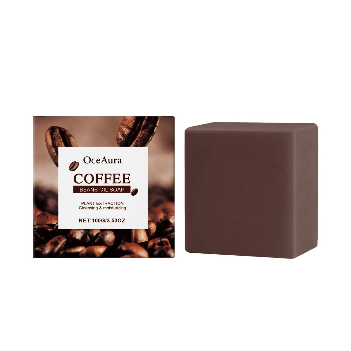 OceAura Coffee Essential Oil Soap – Moisturizing Bar for Skin
