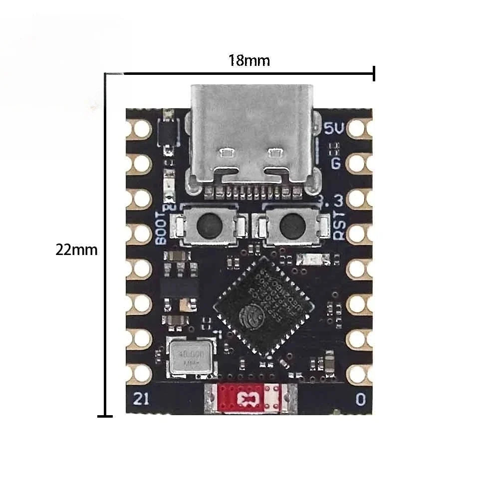 ESP32-C3 SuperMini Dev Board 32-Bit 16Pin Type-C USB