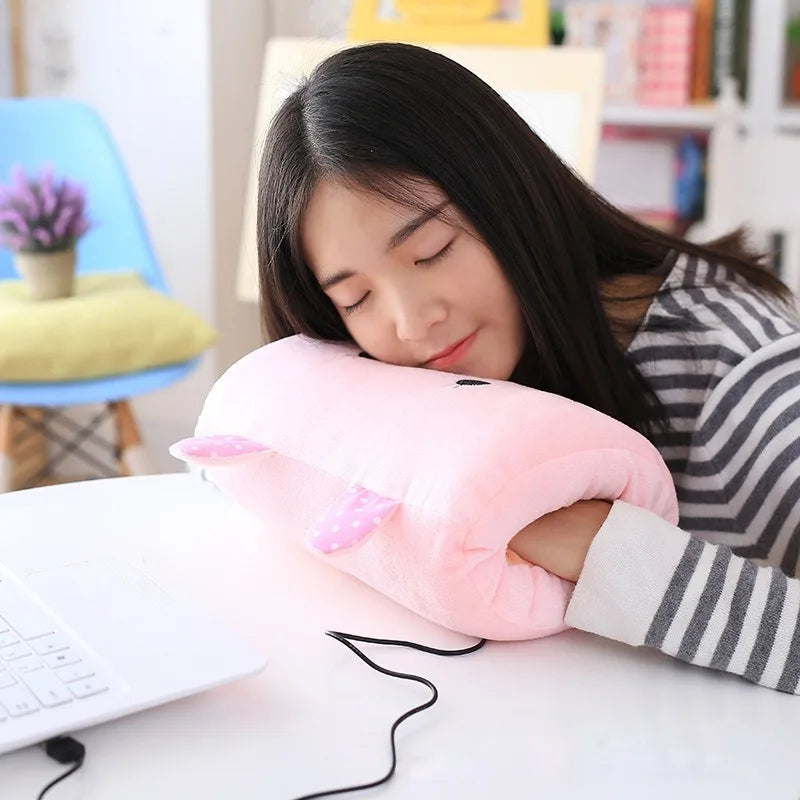 Soft Plush Body Bolster Pillow – PP Cotton, Home & Travel
