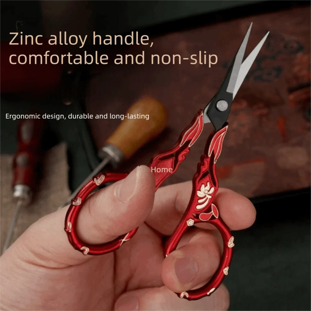 Stainless Steel Embroidery Scissors | Vintage Tailor Fabric Cutter