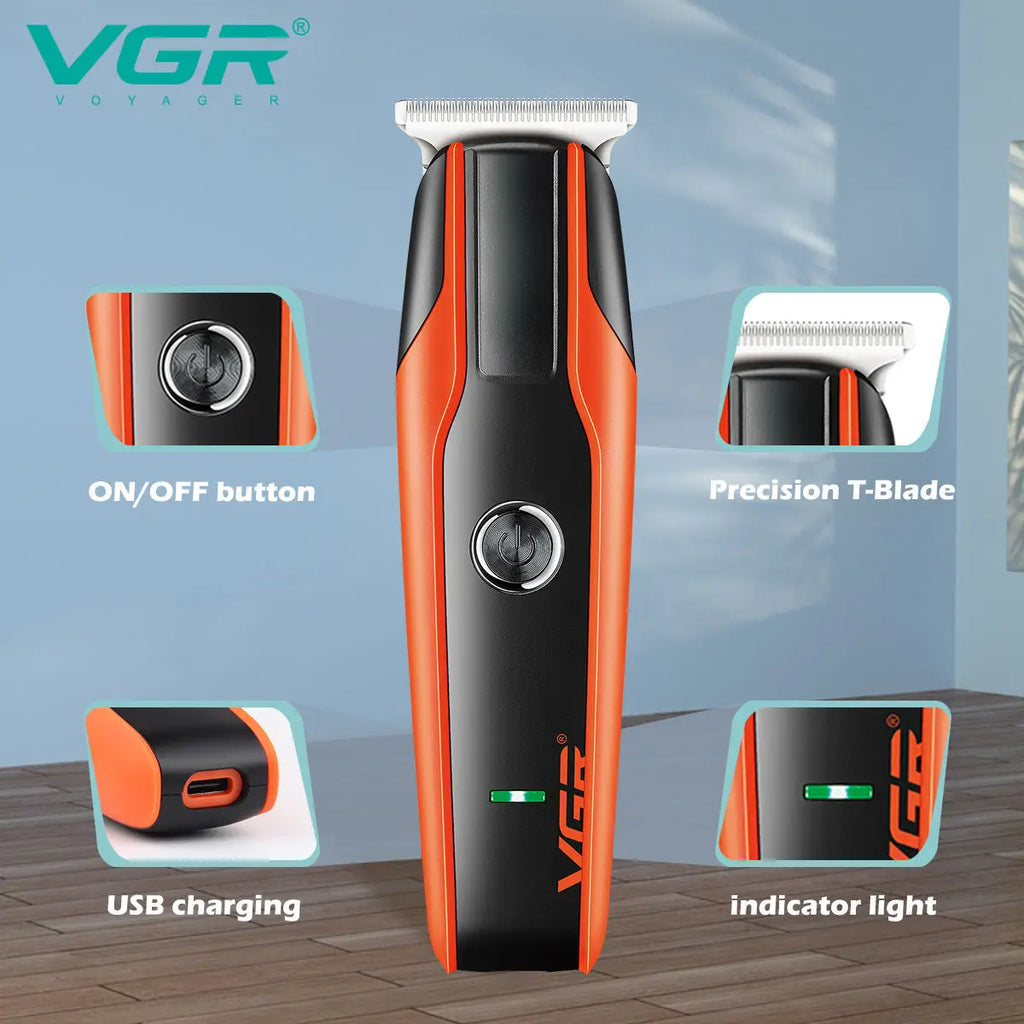 VGR V-999 USB Rechargeable Electric Hair Clipper & Trimmer